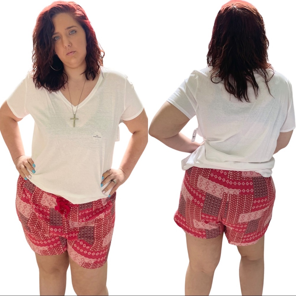 Tie Waist Flannel Shorts BP.